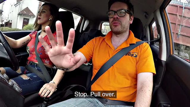 Cute Spanish learner loves big cock.