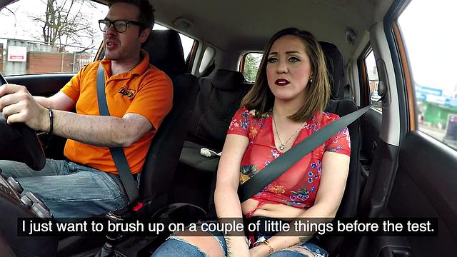 Cute Spanish learner loves big cock.