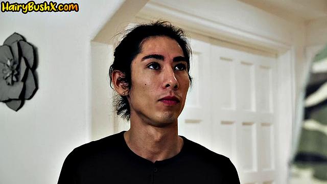 Cumthirsty hairy bae cockriding BF's cock