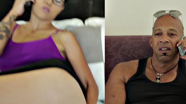 Anal nympho fucked by black dude in missionary