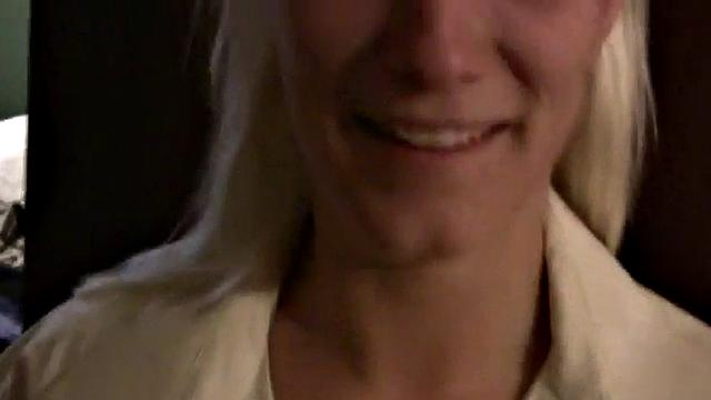 Playing with your girlfriend's nipples in close-up POV