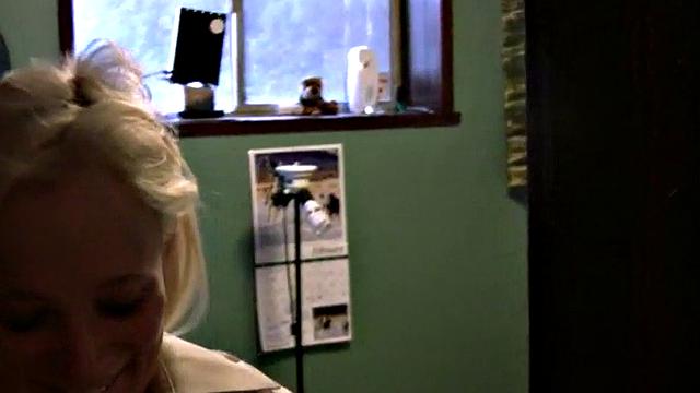 Playing with your girlfriend's nipples in close-up POV