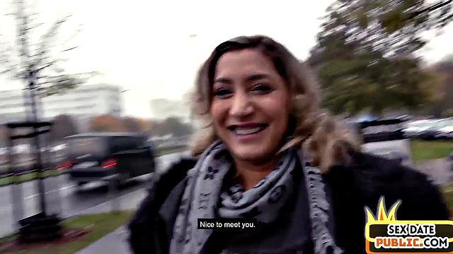 Public Euro MILF fucked by date in abandoned building