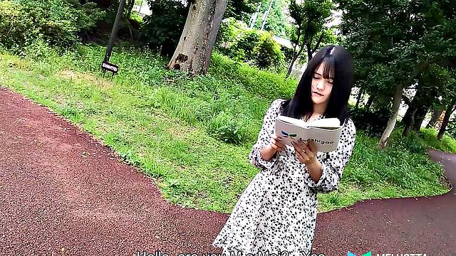 Mei Hotta is a college girl and has come to try some sex positions