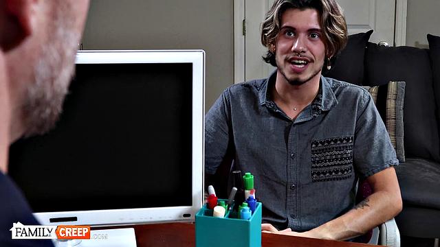 FamilyCreep - HOT AS Inked Jock Gets Pounded Hard At Job Interview