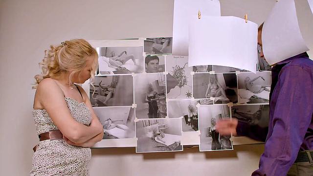 SHAME4K. Sex with mature is more important for private eye than cash