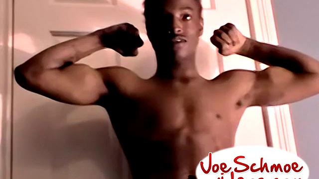 Anxious Black Twink Receives Blowjob - eDe