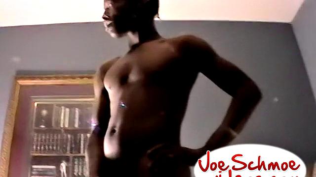 Anxious Black Twink Receives Blowjob - eDe
