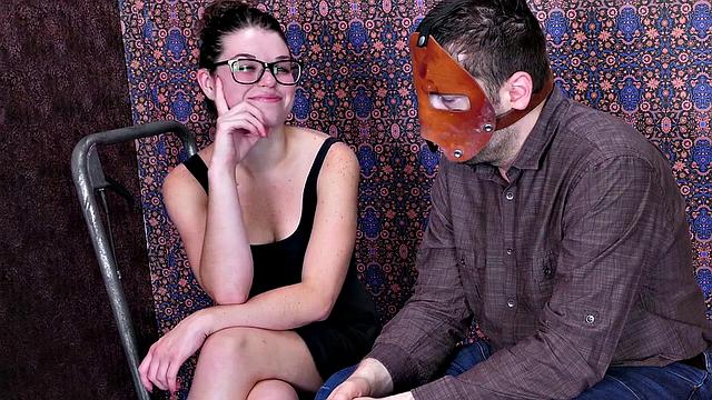 Brunette drinking piss