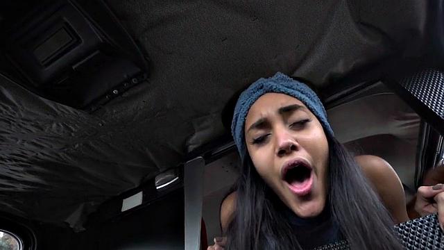 21yo ebony slut penetrated outdoors in doggystyle