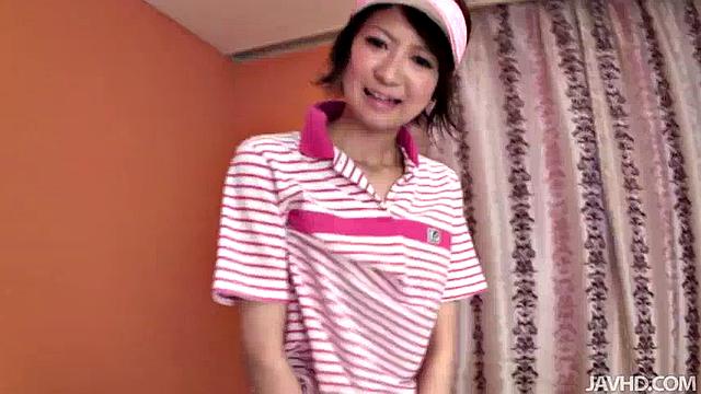 After a day on the tennis courts, Miriya comes home to masturbate her pussy