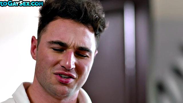 Athletic stud fucks for the 1st time till cum in mouth