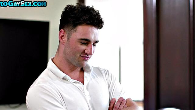 Athletic stud fucks for the 1st time till cum in mouth