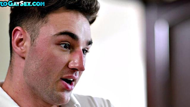 Athletic stud fucks for the 1st time till cum in mouth