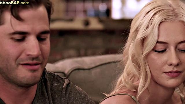 Stunning 21yo babes ride and deepthroat cock in 3way