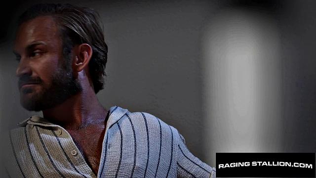 RagingStallion - Beefy Muscle Fucks Gorgeous Hunk At Airport