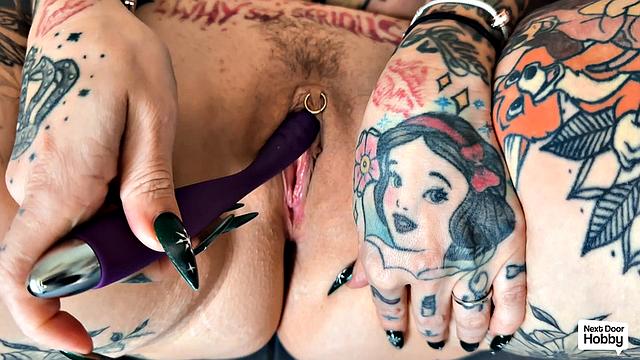 Squirting Big Boob Redhead Masturbates With Her Bag Of Toys