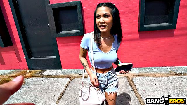 Rebellious Teen Fucks Money