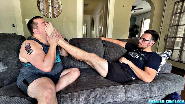 Worshiping CDubs's Hot Feet - CDubs &amp;amp; Matt