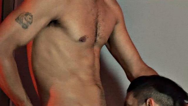 Before the bar opens, daddy Ali has young Dario hanging out with him and wants a piece of that boy's ass. Dario likes older men and is a push over; the horny man soon has his big uncut dick in the boy's face.