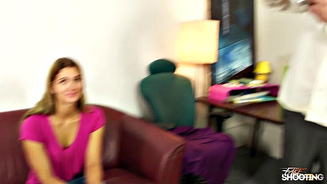 Klara Gets Her Tits Oiled And A Fuck