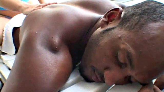 Horny teen anally fucked by big black cock