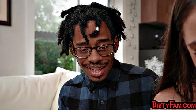 Busty babes sharing BBC in 4some