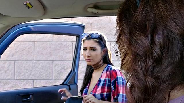 Naughty tattooed lesbians enjoy some hot bath time with some pussy licking and kissing