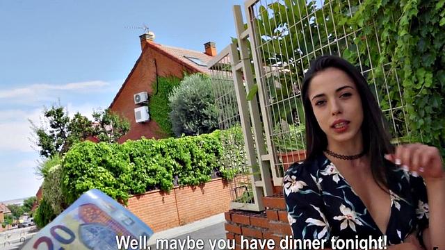 Seduced Latina rides in reverse during outdoor POV duo