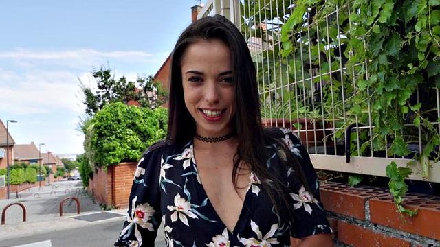 Seduced Latina rides in reverse during outdoor POV duo