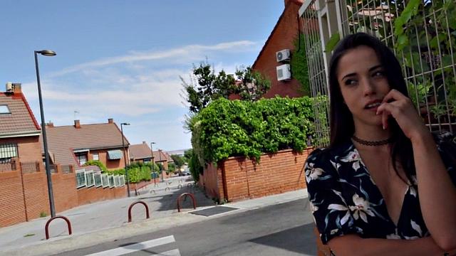 Seduced Latina rides in reverse during outdoor POV duo