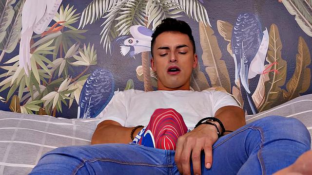 Jack Allen takes a hard cock and moans with pleasure