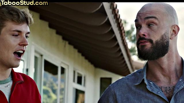 Skinny twunk gaping after DILFs penetration