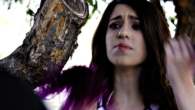 Cheerleading babe seduces MILF into pussy licking