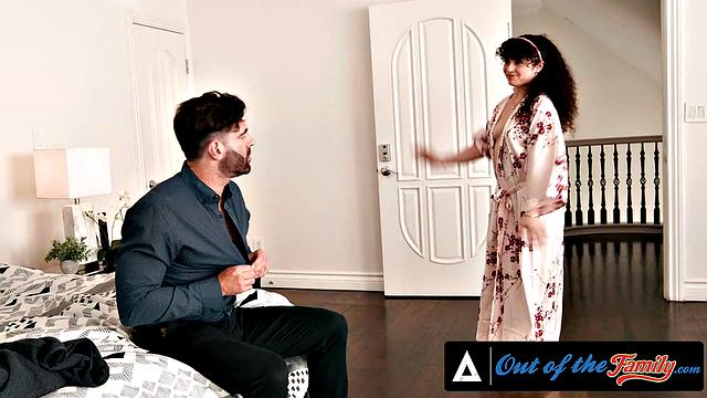 OUT OF THE FAMILY - Bratty Stepdaughter Pixie Smalls Gets Creampie After POV Fuck With Her Stepdad