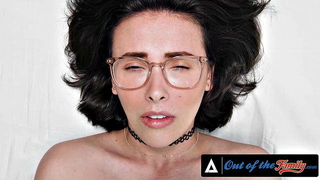 OUT OF THE FAMILY - Bratty Stepdaughter Pixie Smalls Gets Creampie After POV Fuck With Her Stepdad