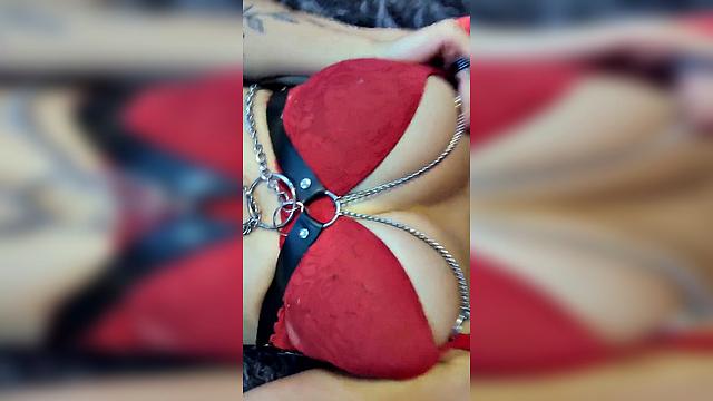 white hair big boobs glasses