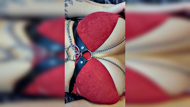 white hair big boobs glasses