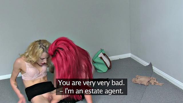 Lesbian Sex Toy Orgasms in UK Flat