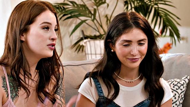 мачеха penny barber заводит горячих падчериц до безумия