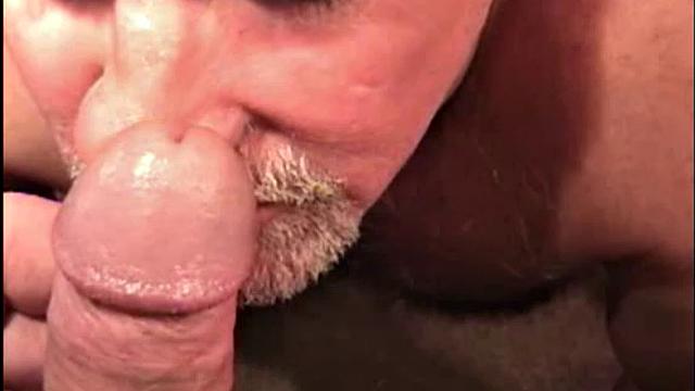 This 6'2", 230 lb. burly bear of a man works as a maintenance technician for a local recovery center, where I meet a lot of the guys you see here. I was surprised when this employee of the place called me from one of my cards.