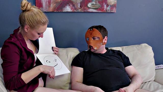 Anal sub rides dommes cock