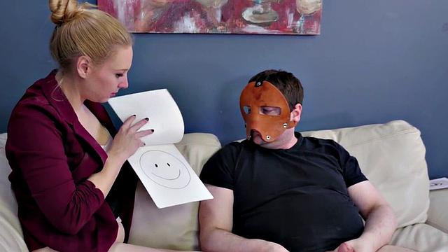 Anal sub rides dommes cock