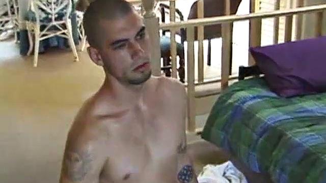 Snowboarder Jock Jerks Off