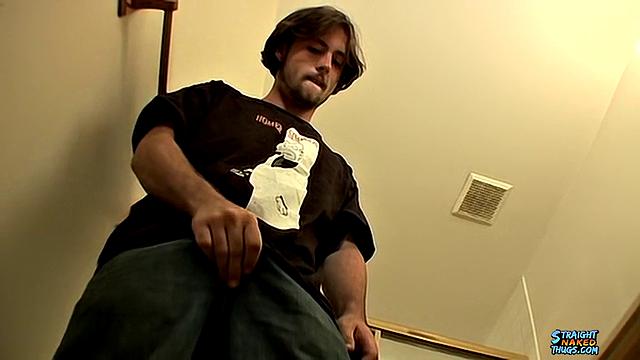 A Straight Boy Shoots 2 Cum Loads Using A Sex Toy - TrikinMatt