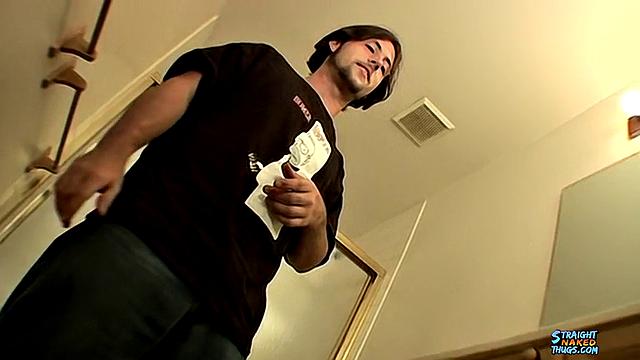 A Straight Boy Shoots 2 Cum Loads Using A Sex Toy - TrikinMatt