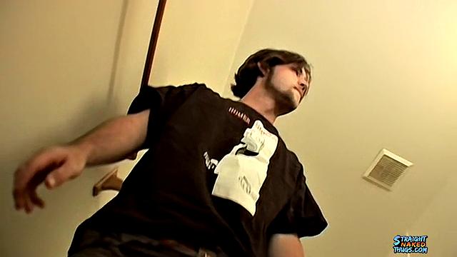 A Straight Boy Shoots 2 Cum Loads Using A Sex Toy - TrikinMatt