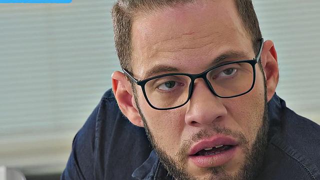 Bisexual redhead MILF sucks n rides big cocks in MMF