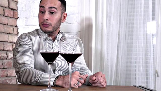 beauty double penetrated in threesome after sucking cock