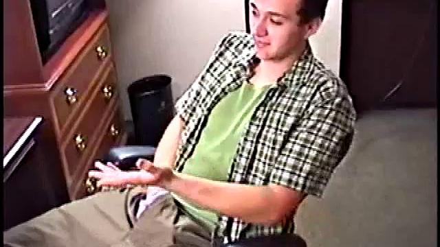 While Lucky Johnson might look average, on the outside, he is anything but ordinary. Once he takes his clothes off it's easy to see why he's called Lucky. He's packing a solid 7+ inches of cock.